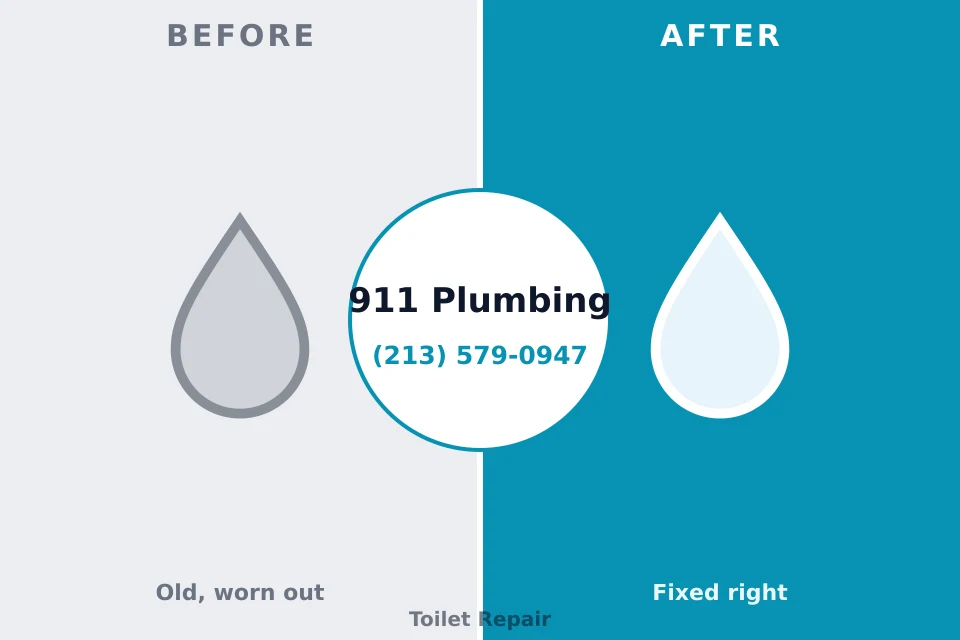 Before and after: plumbing repair New Baltimore, OH